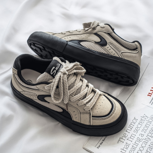 2026新款 百搭运动休闲板鞋 春夏季 男士 设计感小众复古德训潮鞋 男鞋