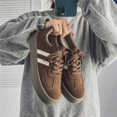 男鞋子潮鞋秋季男士德训鞋小众