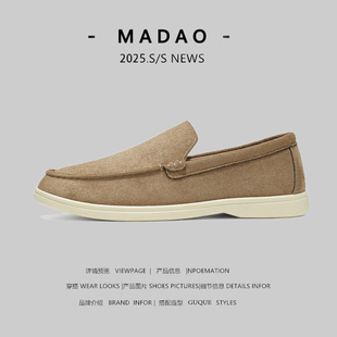 一脚蹬懒人鞋 休闲板鞋 夏季 轻便舒适乐福鞋 复古老北京布鞋 外贸男士