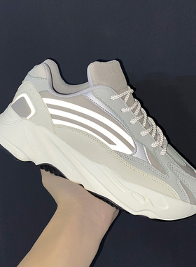 椰子700莆田男鞋ins老爹潮鞋百搭透气运动休闲增高跑步鞋夏季网面