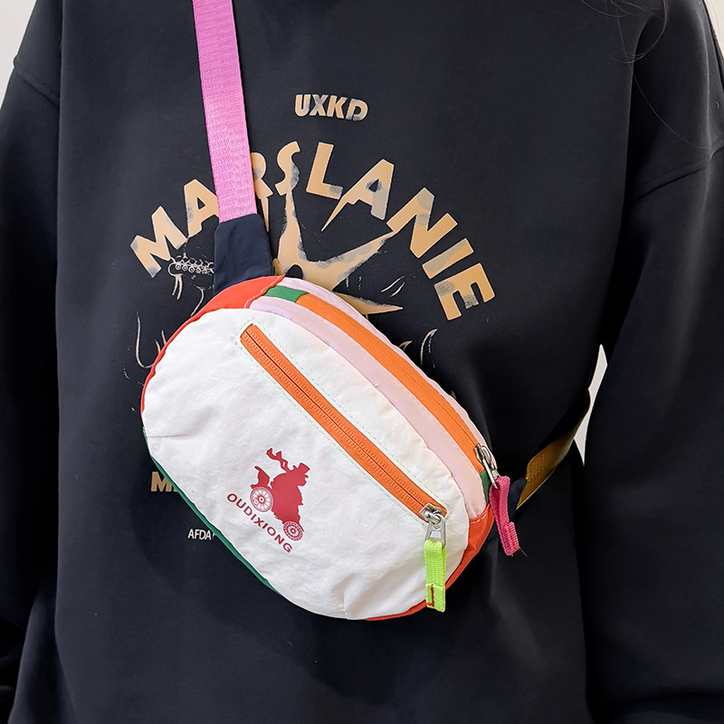 网红胸包多巴胺色系2026新款多功能休闲腰包情侣斜挎包运动单肩包,箱包皮具/热销女包/男包,胸包,淘宝优惠券,粉丝福利购,淘宝优惠卷