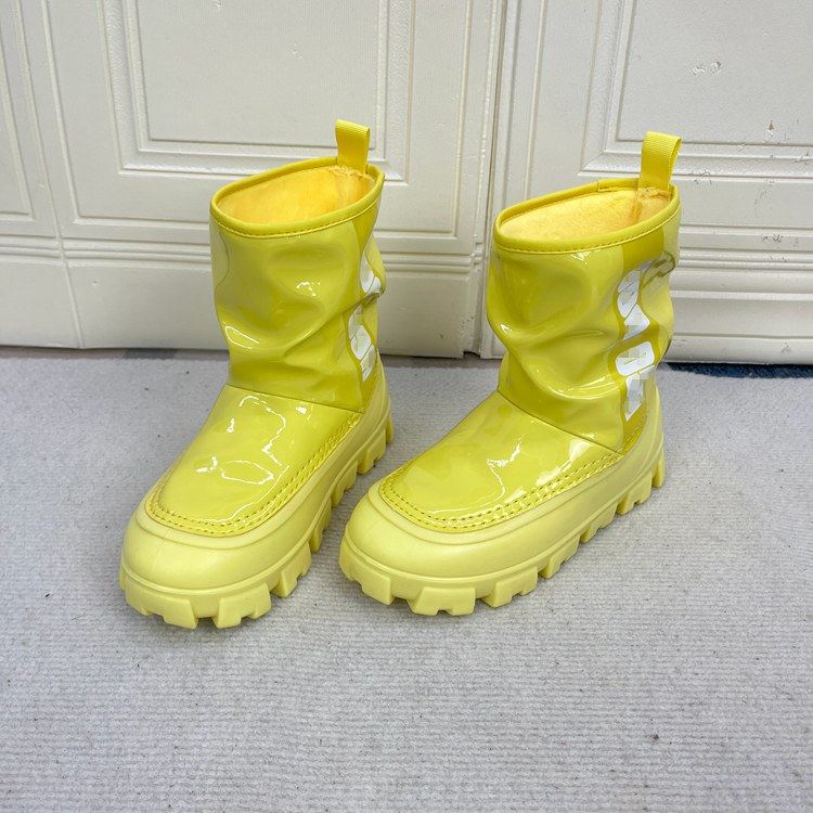 厚底果冻靴亮色保暖舒适雨靴短靴