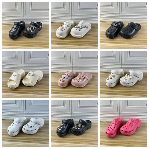 36-37码独码厚底休闲拖鞋洞洞鞋