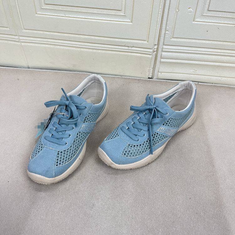 Lady Shoes外贸原单女鞋新款时尚圆头纯色网面镂空带钻平底休闲鞋,女鞋,网面鞋,淘宝优惠券,粉丝福利购,淘宝优惠卷