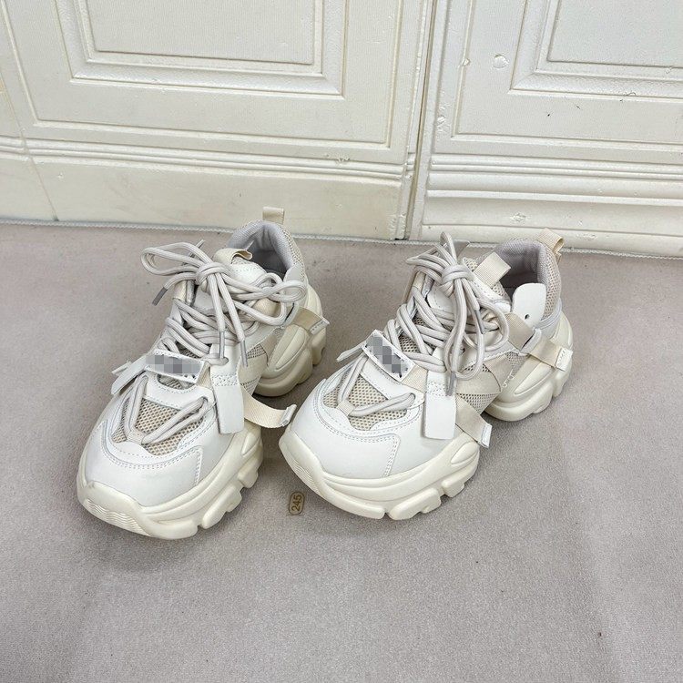 Lady Shoes外贸原单女鞋真皮新款时尚圆头纯色厚底系带休闲老爹鞋,女鞋,老爹鞋,淘宝优惠券,粉丝福利购,淘宝优惠卷