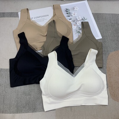 聚拢上托收副乳舒适无痕运动内衣