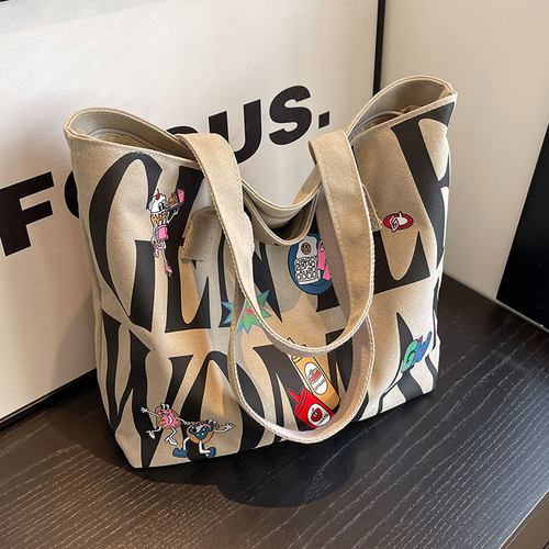 帆布包女大容量手提袋单肩包