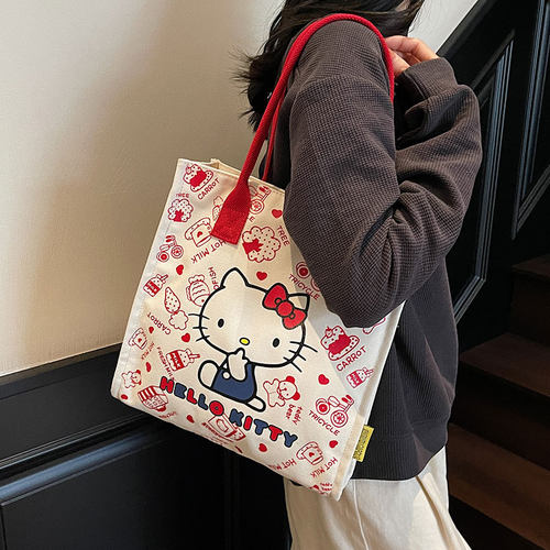 单肩包大容量通勤包上课托特包