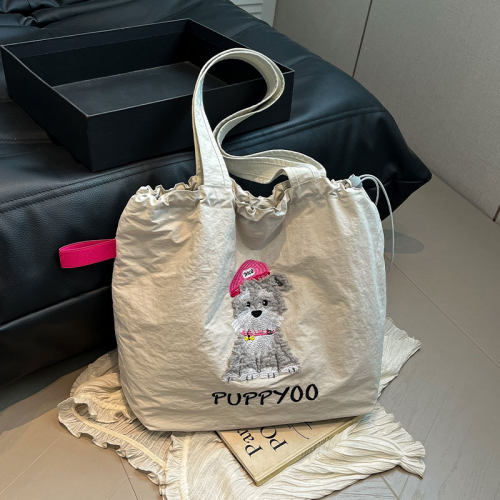 大容量单肩通勤包上课托特包
