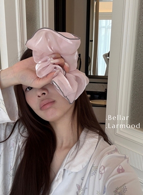 Bellar/larmood Pink 梦幻粉 法式少女甜美doll大号空气感发圈