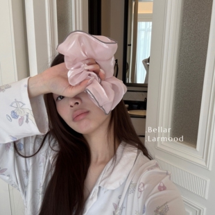 Bellar/larmood Pink 梦幻粉 法式少女甜美doll大号空气感发圈