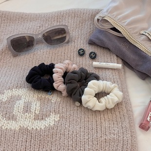 cute KNIT minisize毛织复古低马尾丸子头发圈 larmood Bellar