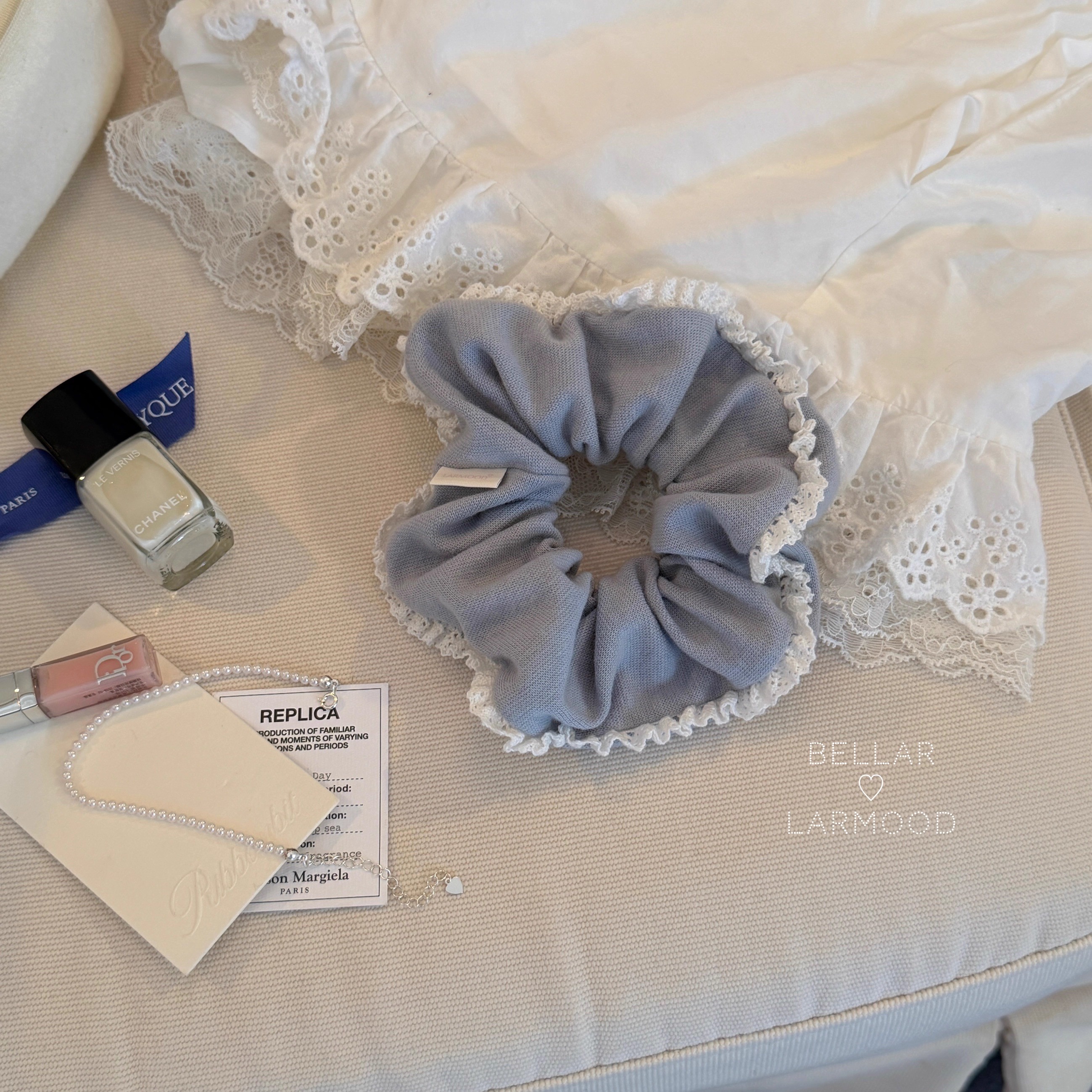 美式复古vintage发圈少女甜美