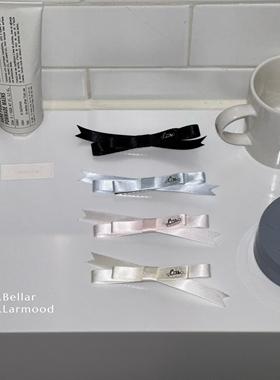 Bellar / larmood Ribbon 复古甜美少女 蝴蝶结公主头刘海边夹