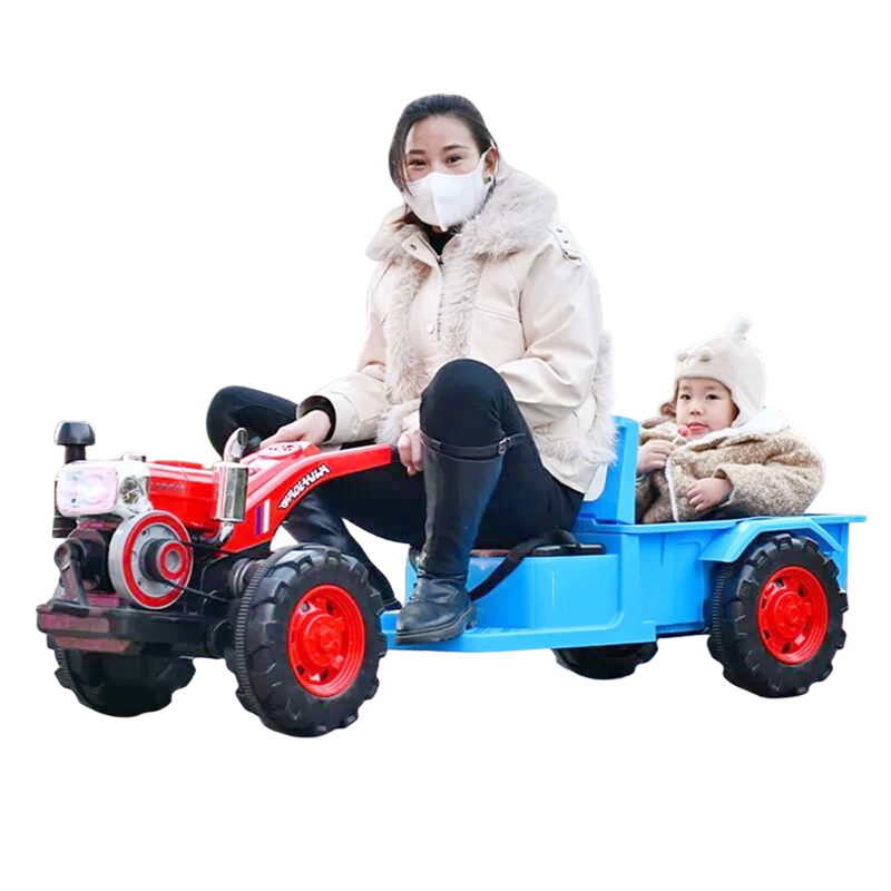 儿童拖拉机可坐复古玩具车