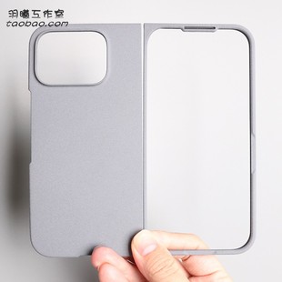 岩砂硬壳适用谷歌Pixel Fold保护套全包Google简约网红ins纯灰色10 Fold2折叠翻盖手机壳磨砂防指纹Pixel9Pro