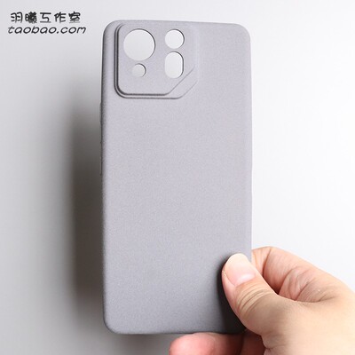 岩砂软壳适用华硕ROG8Pro游戏手机壳磨砂防指纹ROG9保护套防滑简约全包防摔电竞透气散热硅胶网红ins纯灰色