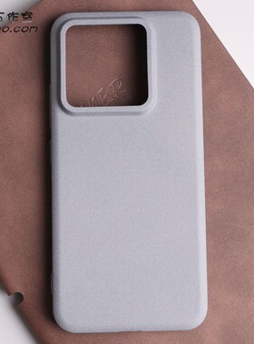 岩砂软壳适用小米14手机壳Xiaomi磨砂颗粒手感防指纹14Ultra大孔镜头15Pro全包圆弧边硅胶13网红ins奶奶灰色