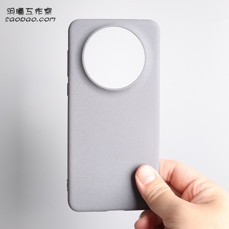 岩砂软壳适用华为Mate70Pro+手机壳磨砂防指纹Mate50保护套纯色简约大孔Mate60RS保时捷硅胶网红ins冷淡风