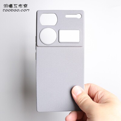 岩砂软壳适用努比亚Z80Ultra手机壳磨砂防指纹nubiaZ50SPro保护套Z40简约防滑Z60全包Z30硅胶ins灰色Z70S小牛