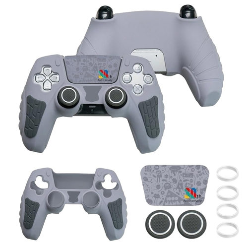 PS5硅胶套P5游戏手柄保护套PS5手柄套防摔防刮送贴纸摇杆帽可