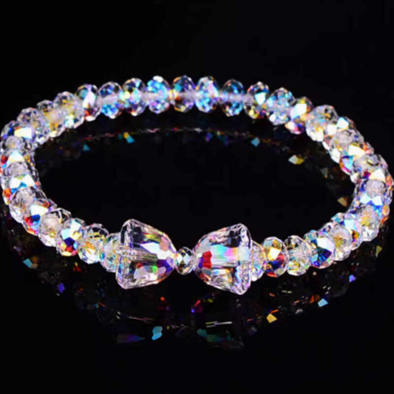 在逃蝴蝶公主高档水晶手链女时尚高级感手串新款晶体通透手串可搭