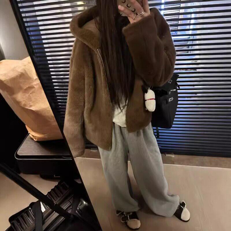 2025冬季新款水貂绒环保