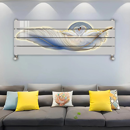 铜铝复合家用暖气片横款超薄