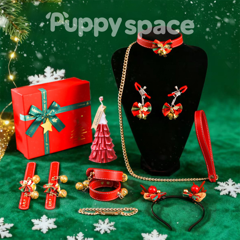 小狗空间圣诞礼盒配饰