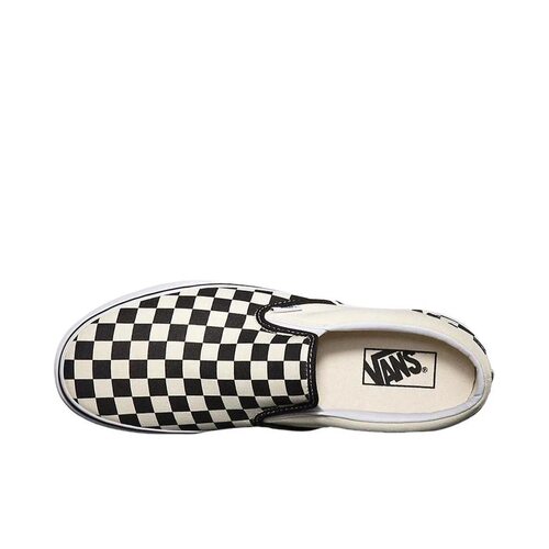 Vans 复古棋盘格 舒适轻便 一脚蹬 低帮板鞋 男女同款VN000EYEBWW
