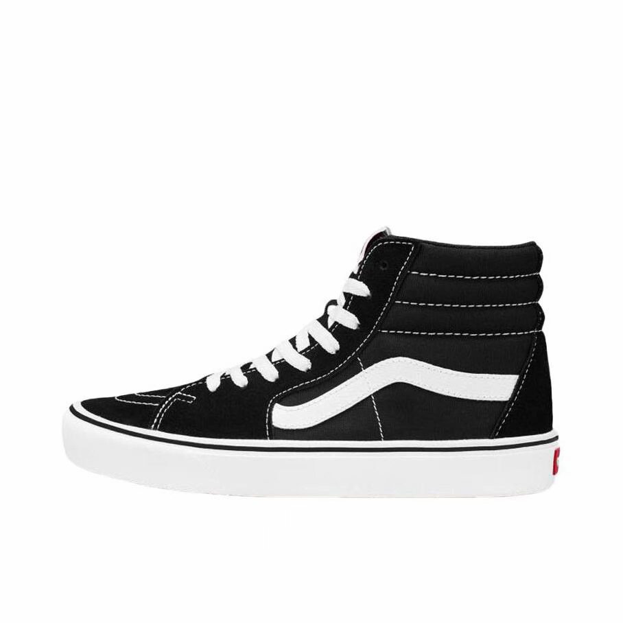 Vans SK8经典 舒适百搭轻便 高帮 板鞋 男女同款 黑色VN0A3WMBVNE