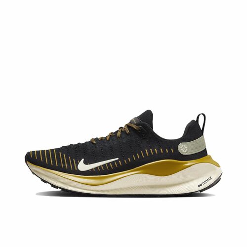 NikeReactxInfinity舒适网布织物低帮休闲跑步鞋黑黄色DR2665-006