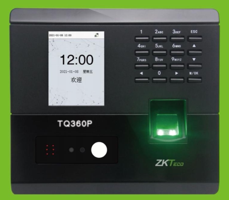 zkteco中控人脸指纹门禁机TQ360P