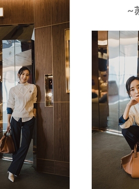 断码清仓 Everlane 女款 重工粗线毛衣/羊毛衫 立体提花 博主同款