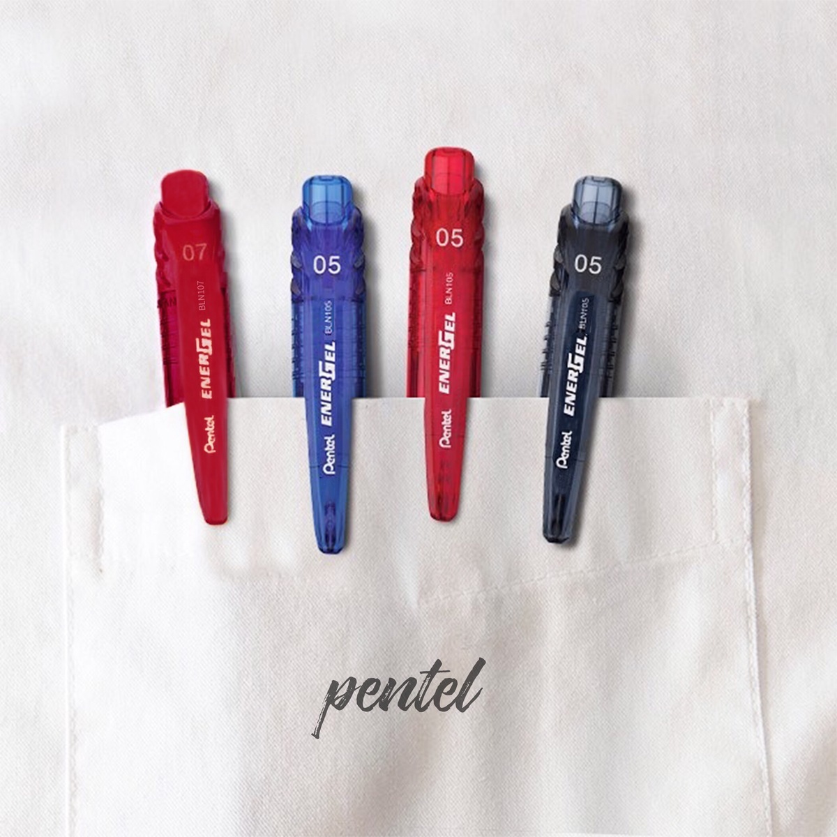 Pentel日本书法练字速干中性笔