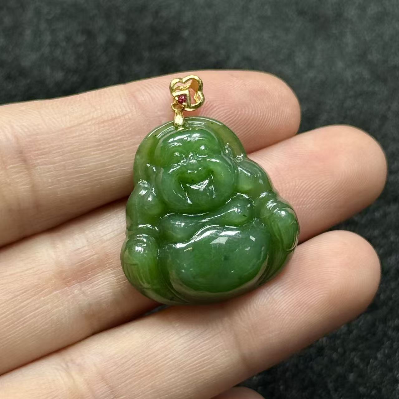 和田玉项链-约3mm-多样性发货-FZ红-B1844