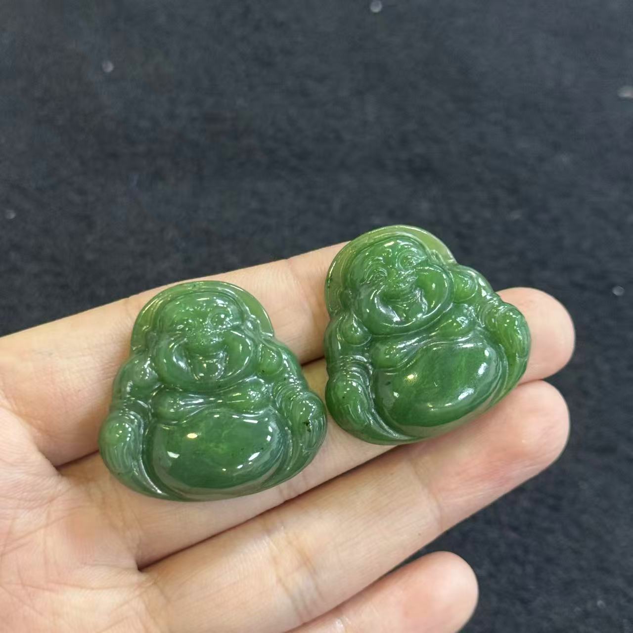 和田玉佛公吊坠-约29*31*7mm，多样性发货-FZ红，Y5514