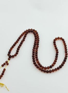 琥珀项链-约6mm-多样性发货-HL名-V476