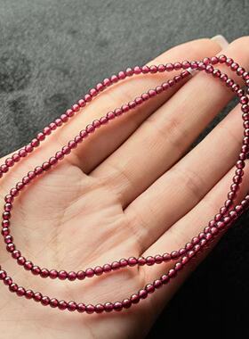 石榴石多圈手串-约3mm-多样性发货-S优-A38