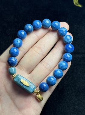 硅化玉珊瑚玉DIY手串-约10mm-多样性发货- T福- A5776