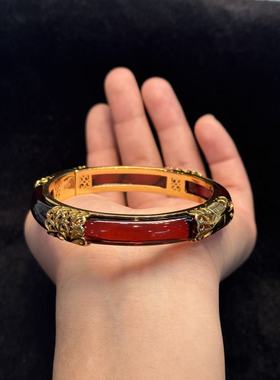925银血珀手镯-约9*6mm-多样性发货-R祥-B3967