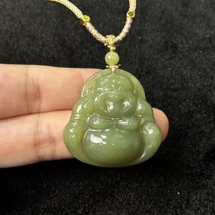 约38 Y8020 多样性发货 G1730 9mm 和田玉佛公吊坠