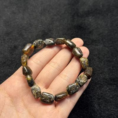 琥珀/蜜蜡随形手串-约6mm-多样性发货-HL名 B432