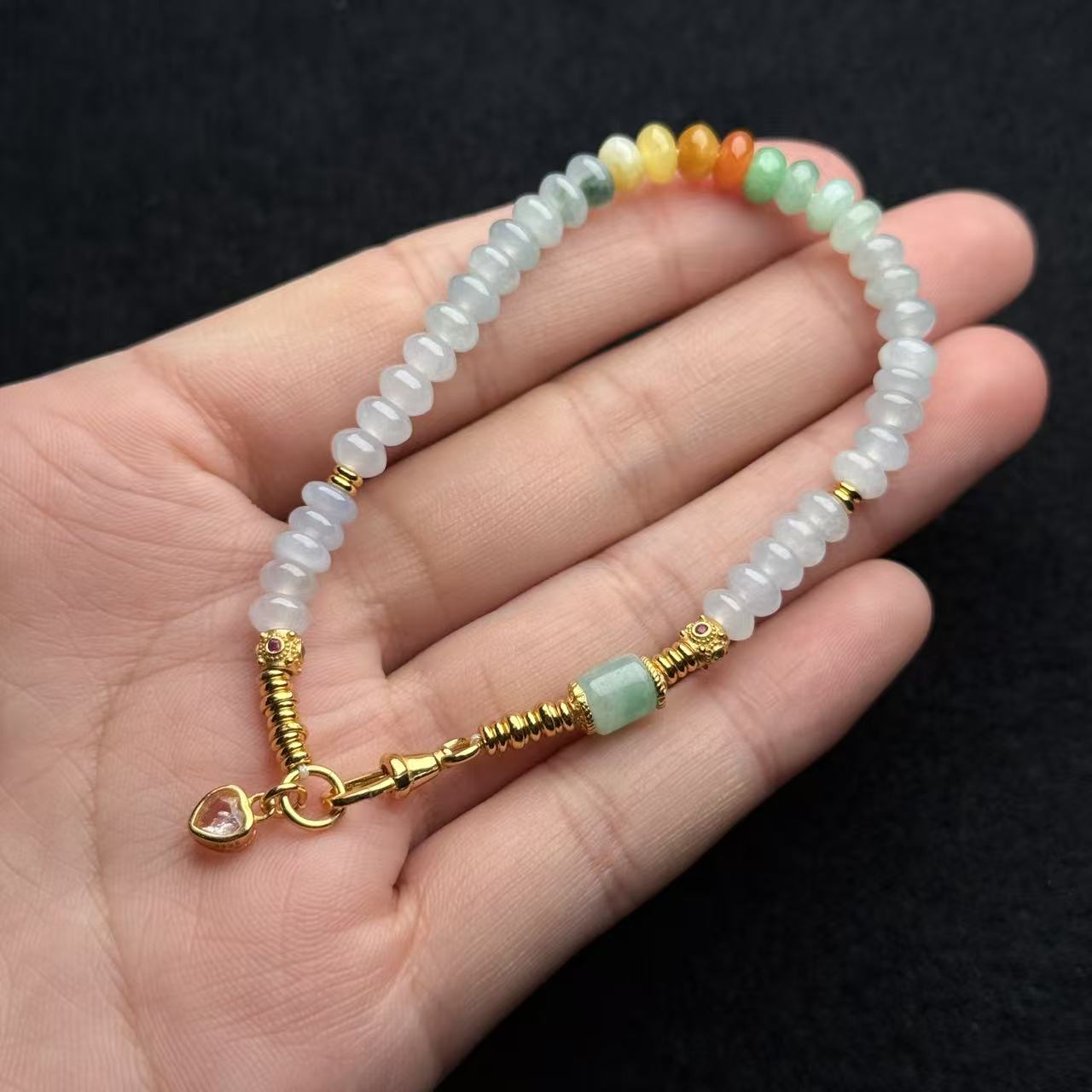 翡翠DIY手串-约5mm-多样性发货- H春-A1693