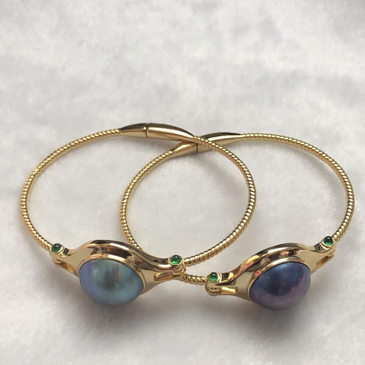 S925银马贝珠手镯-约16*10mm-多样性发货-ZG珍-Y722