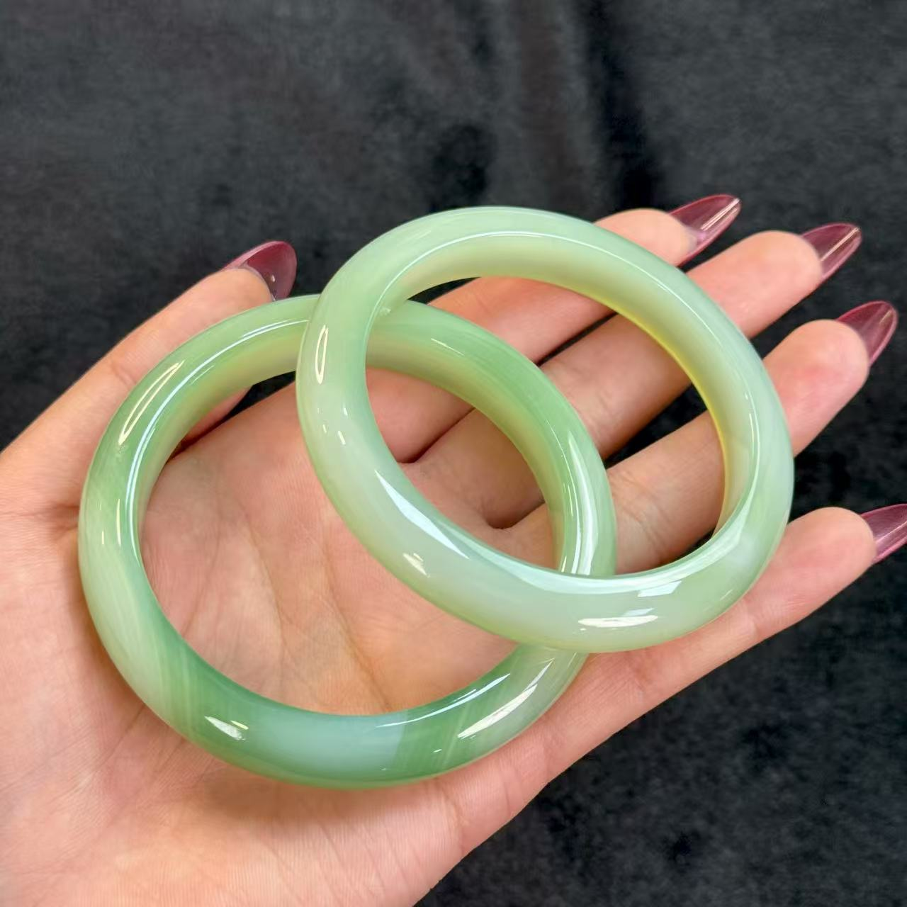 玛瑙手镯-约12mm-多样性发货-ZB掌-Y4477