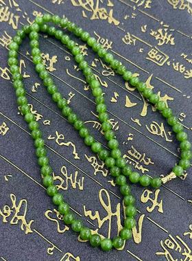 和田玉项链-约8mm-多样性发货- YMT金-A5636