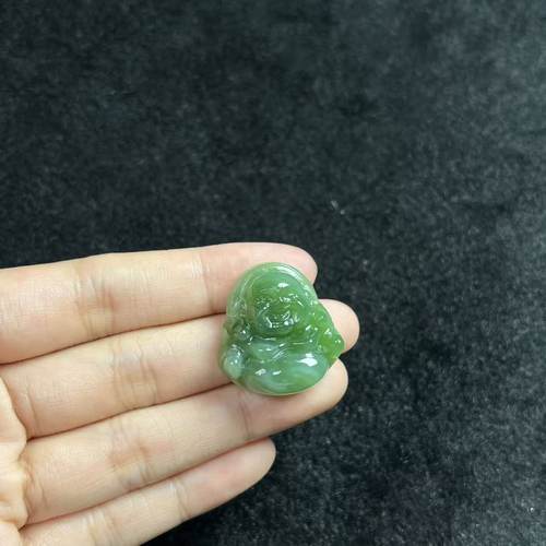 和田玉佛公吊坠-约27×26×11mm-多样性发货-自家YE-HTYMY1-A3058