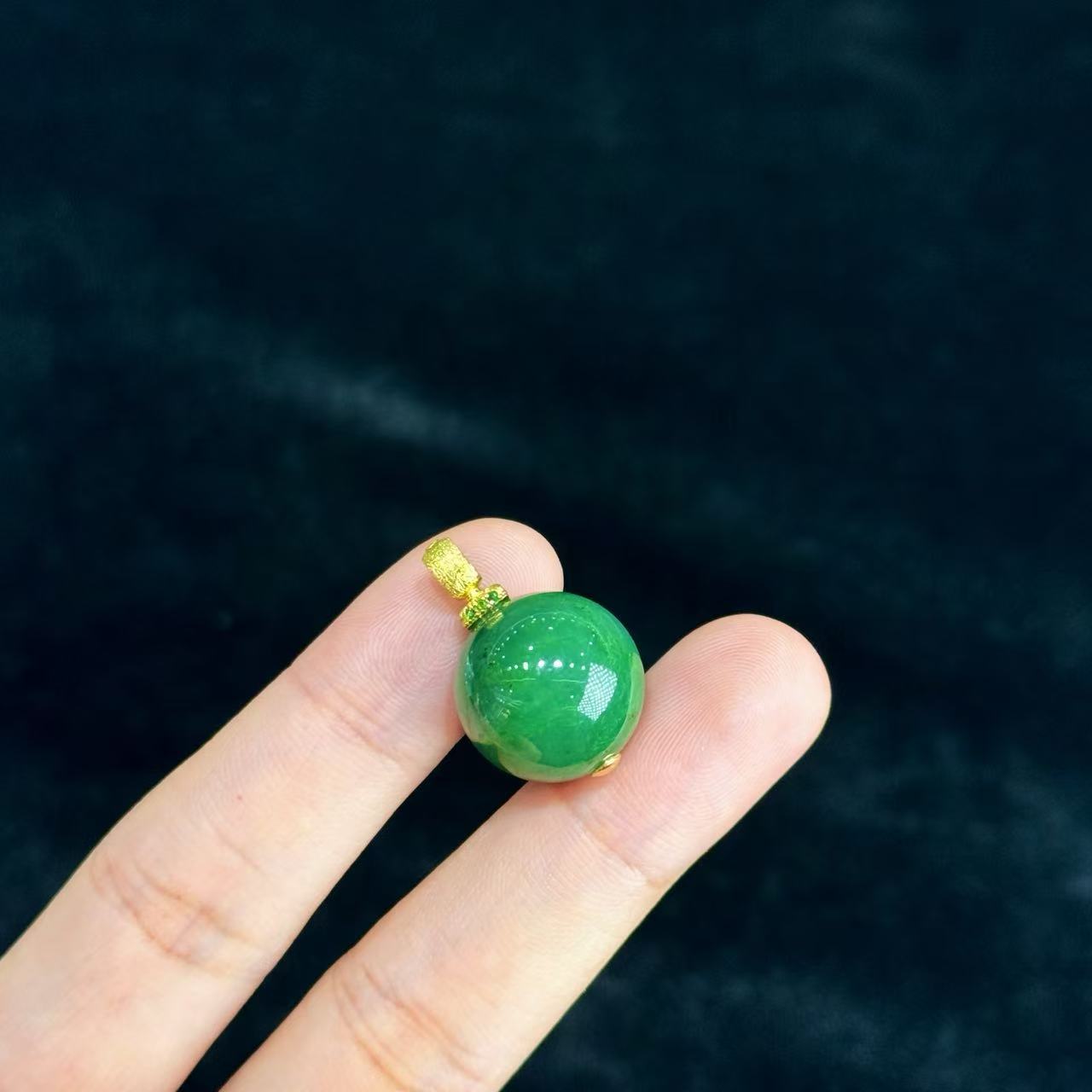 S925银和田玉吊坠-约23*15mm-多样性发货- Y欣- A4486