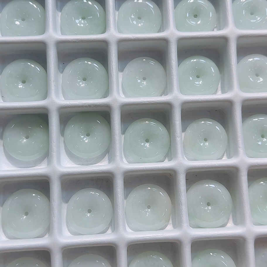 翡翠平安扣吊坠-约25*5mm-多样性发货-F凌